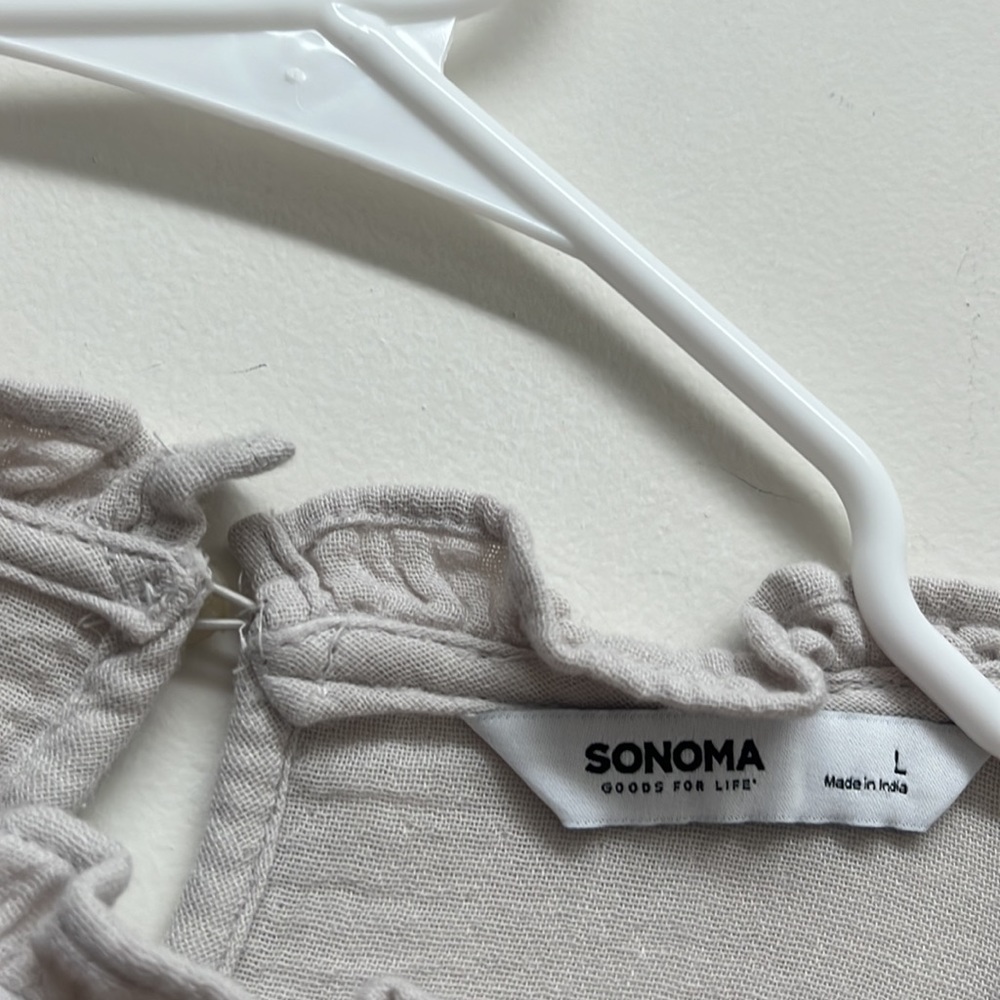 Sonoma Long Sleeve Top - Size L - Picture 4 of 7